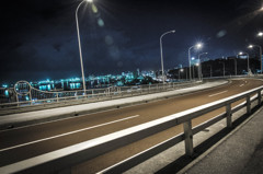 bridge in the night