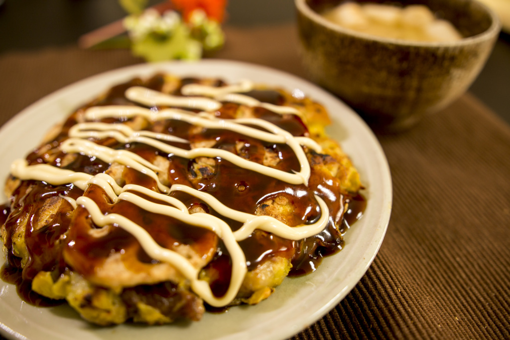 関西風お好み焼き