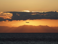 セントレアの夕日