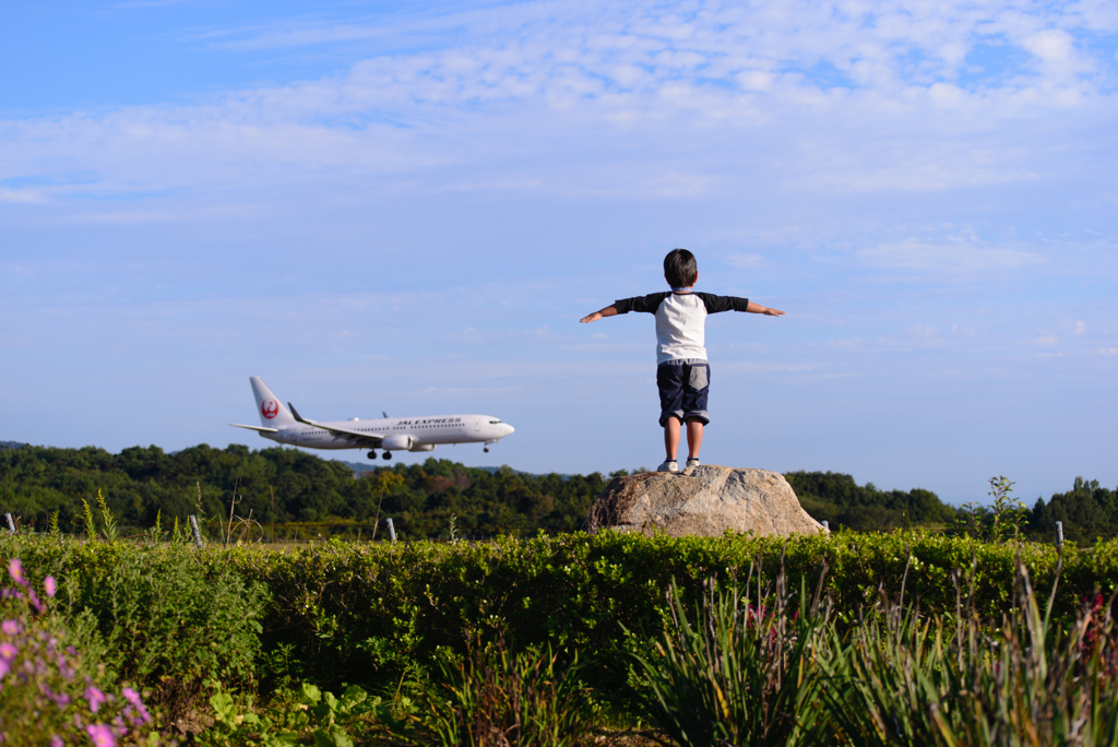 大空へ、夢、羽ばたけ！