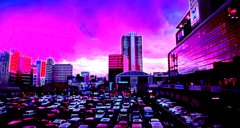 purple blue