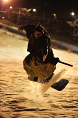 snowboarding samurai model.A