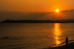 沖縄　夕景