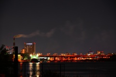 堺港からの夜景