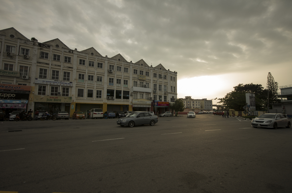 マラッカでの宿泊した宿のある建物