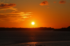 夕日