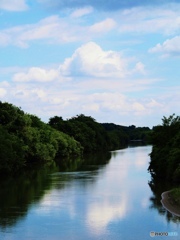 川のある風景