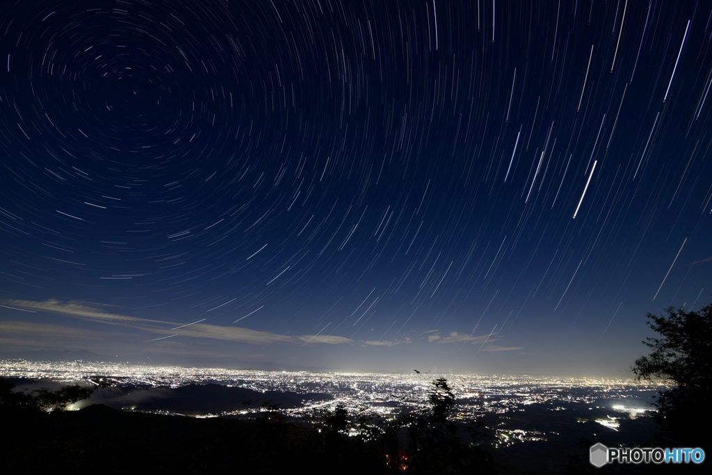 北極星のある風景