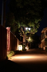 深夜の路地裏にて
