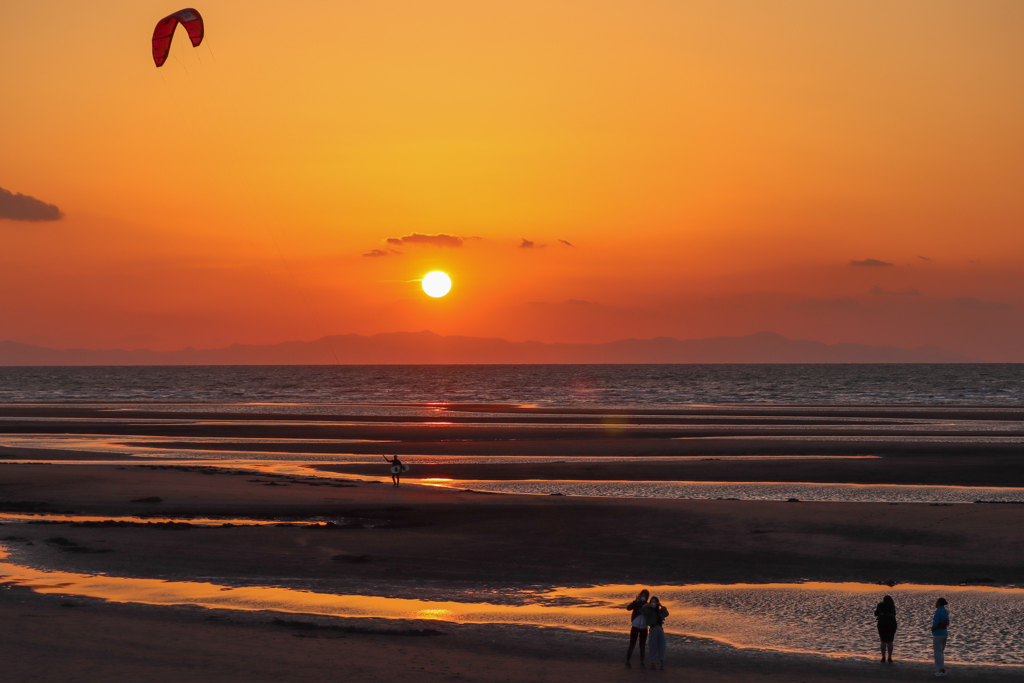 夕陽海岸