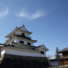 晴天の白石城