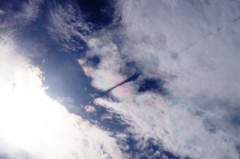 環水平アークの数時間後に