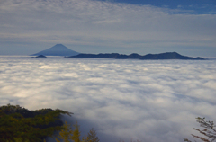 雲上の富士山