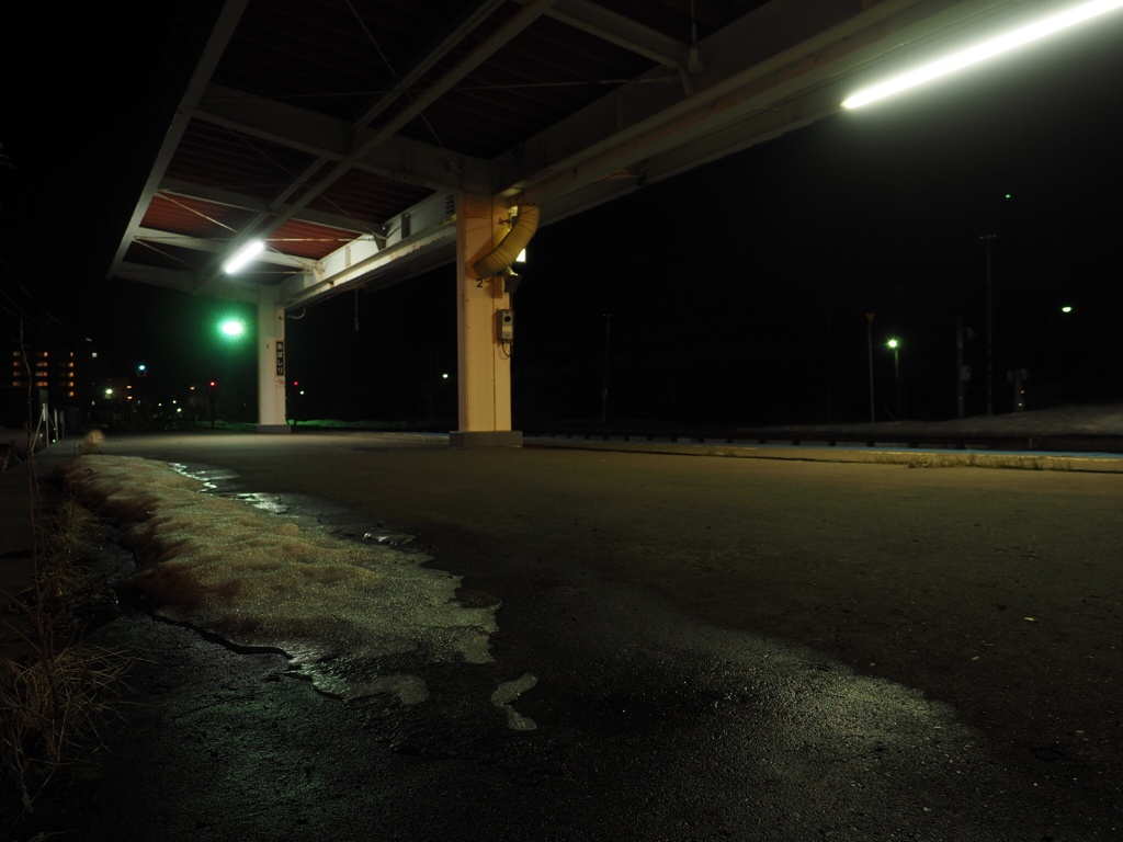 静かな駅
