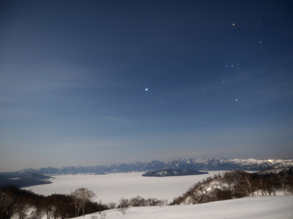 藻琴山のオリオン座