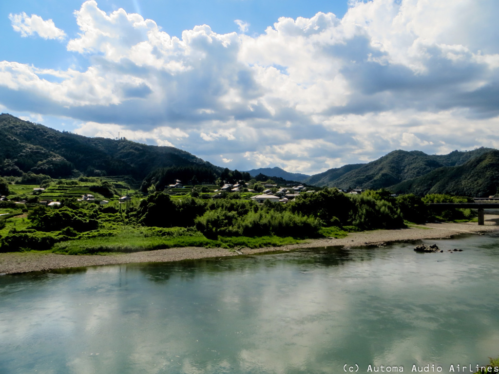 四万十川　対岸のくらし