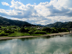 四万十川　対岸のくらし