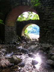 ユス谷川橋1＆2　（森林鉄道遺構）