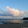 塩屋の浜夕景散歩