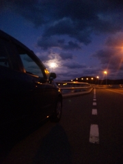 0019:日の出前の角島大橋