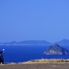 バイクと海