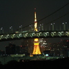 東京タワーと東京湾