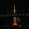 東京タワーと東京湾
