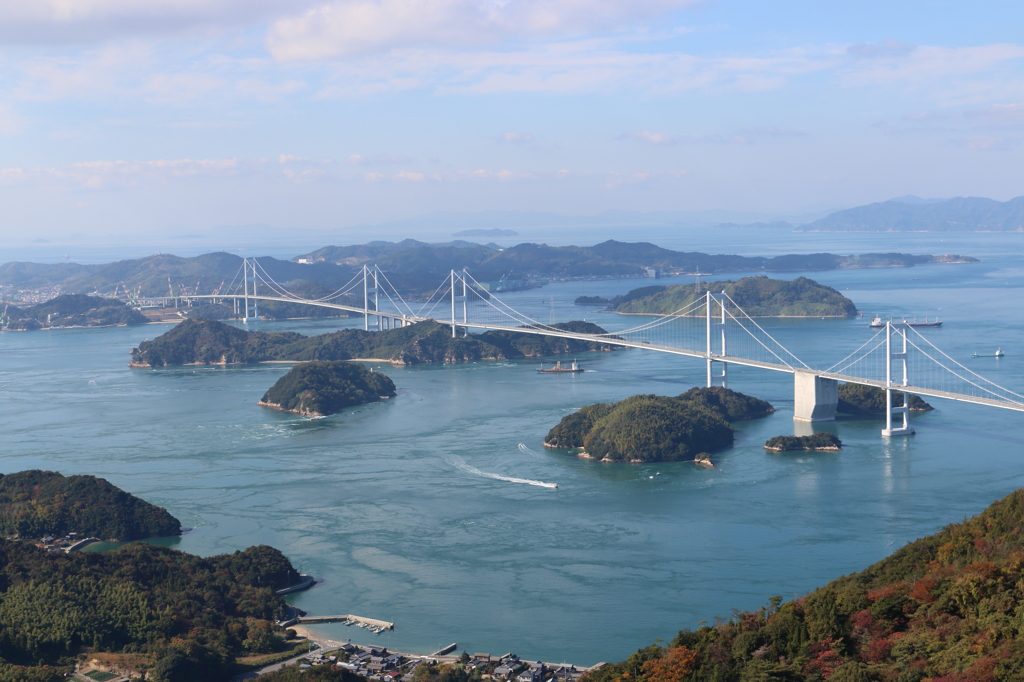 しまなみ海道（来島海峡大橋）