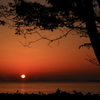 瀬戸内海の夕陽
