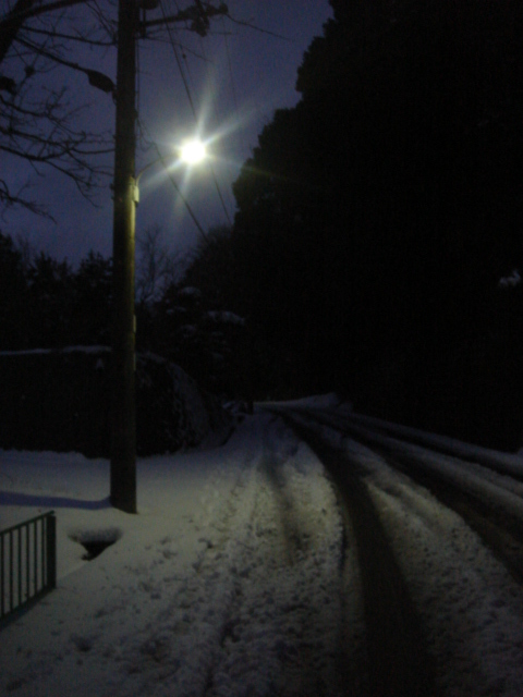 雪が降った日の夜02