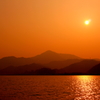 夕方のお日様