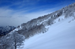 雪の山は友達　招くよ若い夢を♪