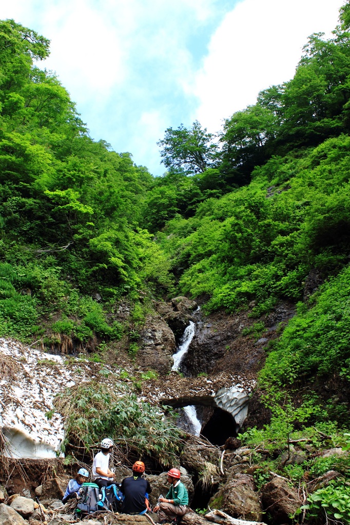 戸隠・楠川本谷沢登り２