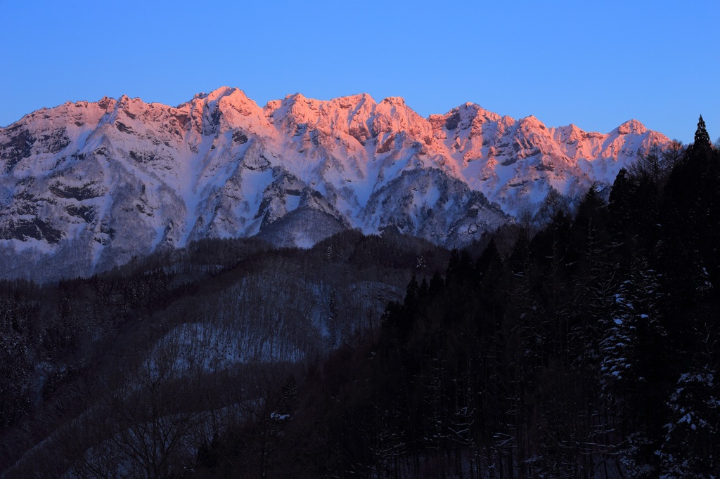 大望峠の朝