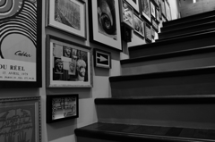 stairs art(black and white)