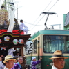 山車と江ノ電と人、人、人
