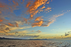 宍道湖の夕焼