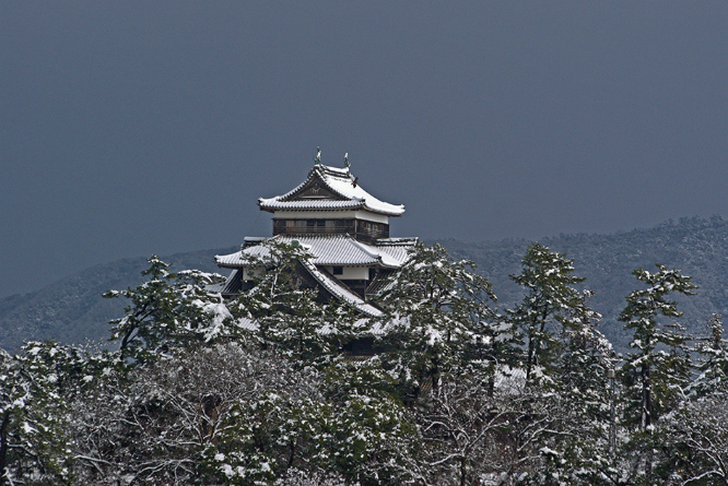 冬の松江城