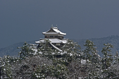 冬の松江城
