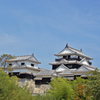 夏の松山城