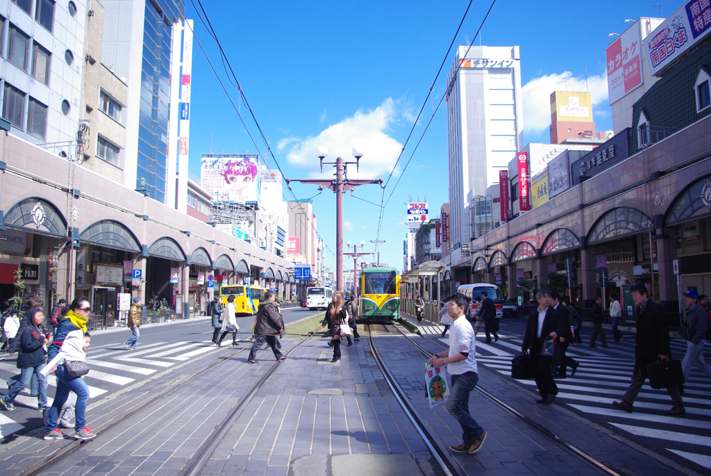 晴れの天文館