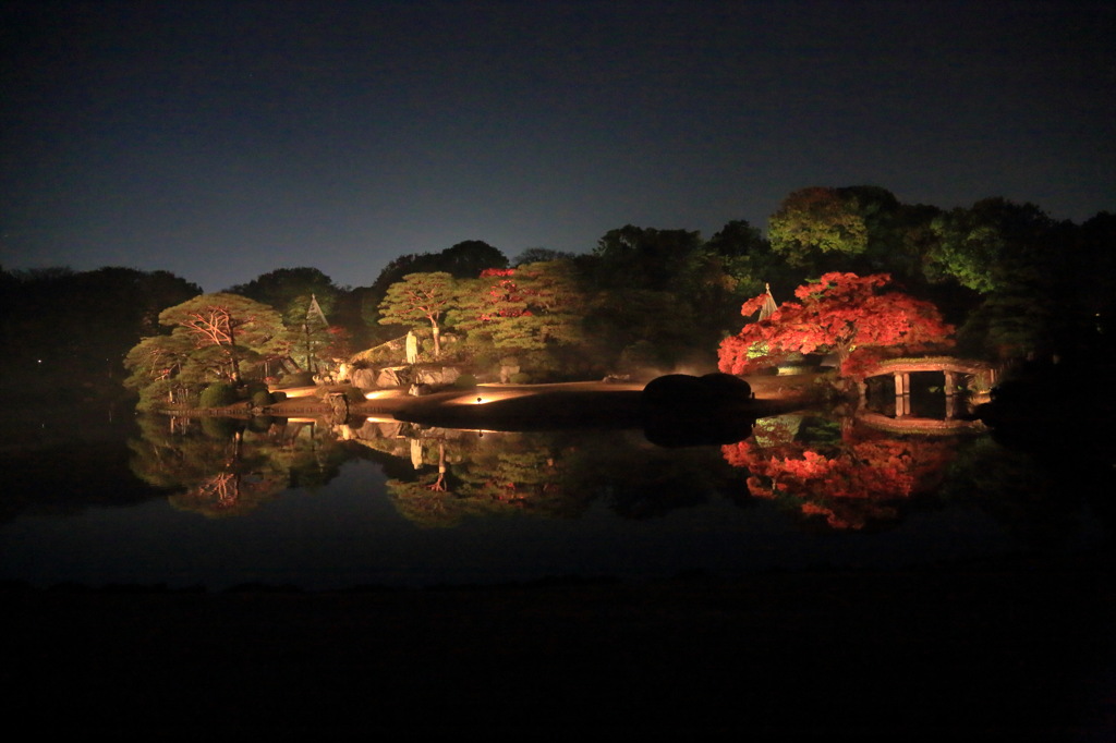 秋宵なう