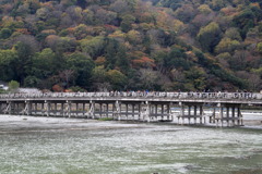 渡月橋なう
