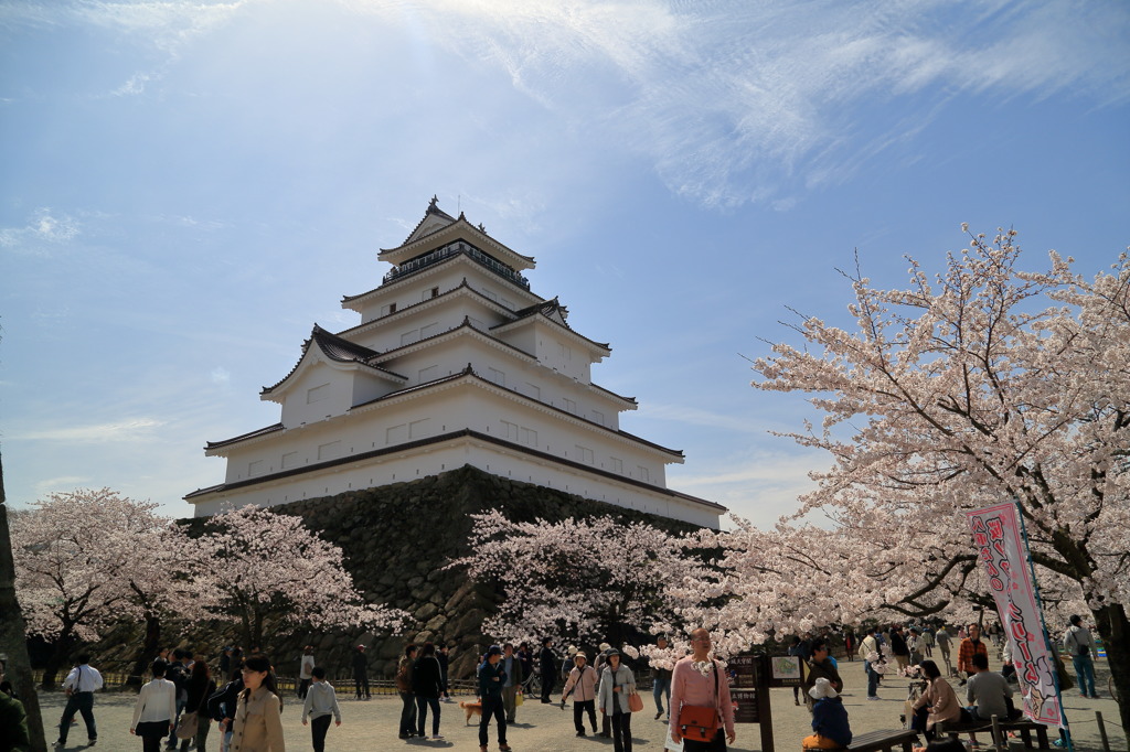 鶴ヶ城なう