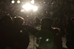 雪夜なう