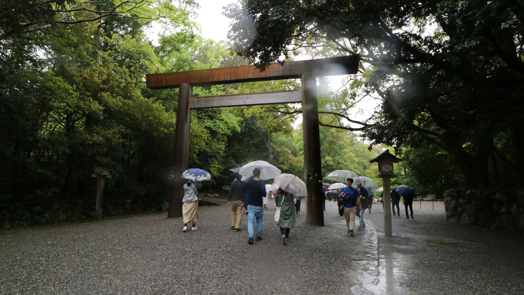 神域なう