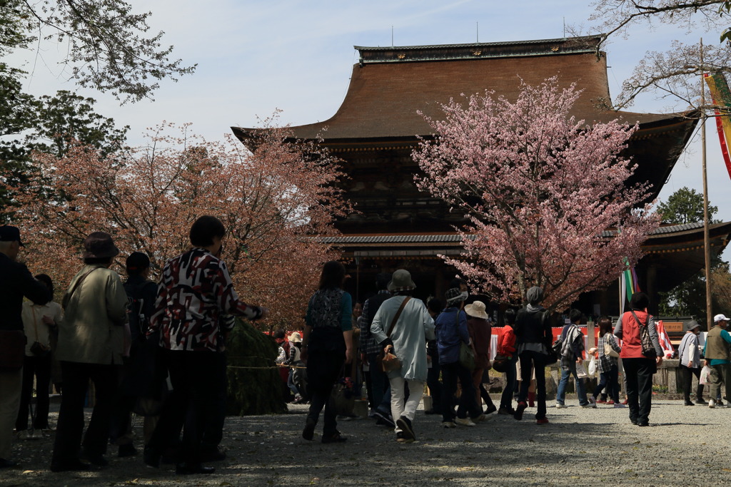 金峯山寺なう