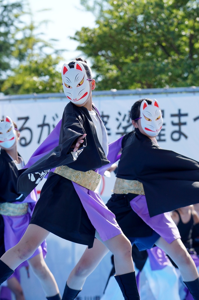 まるがめ婆娑羅まつり～藤井学園　響舞連