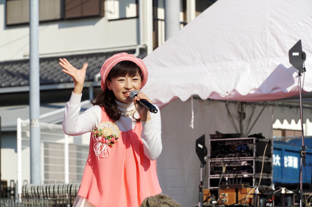 小松島うまいもん祭りにて・・・NHK歌のお姉さん