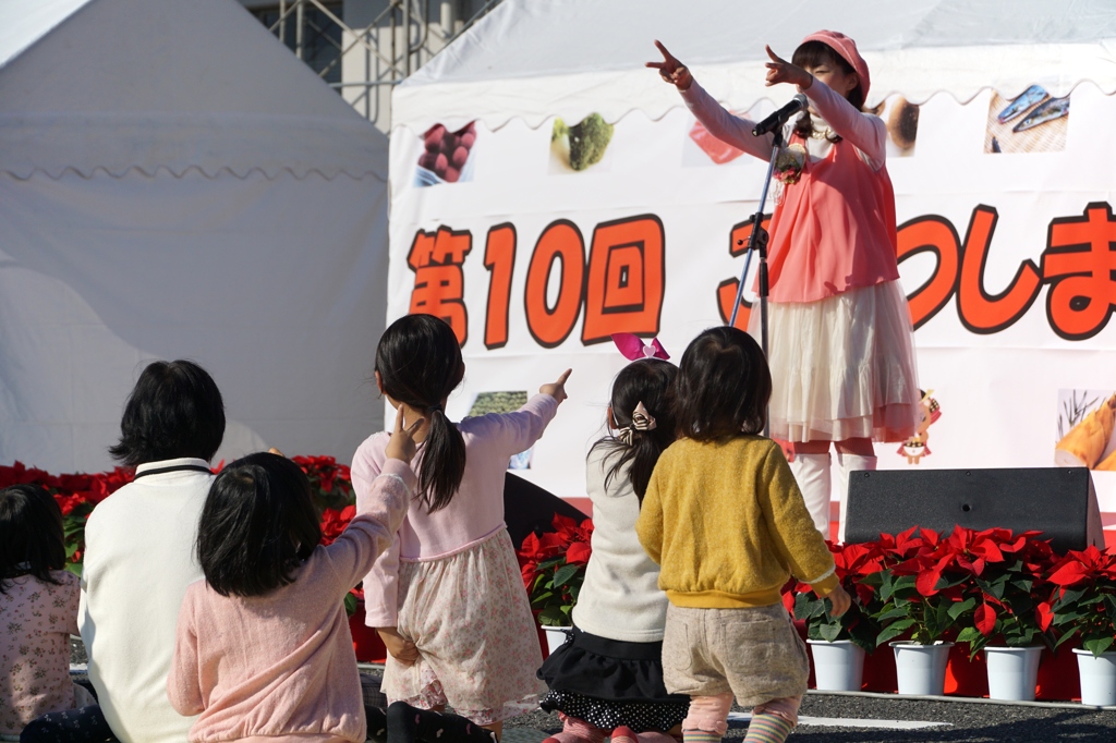 小松島うまいもん祭りにて・・・NHK歌のお姉さん